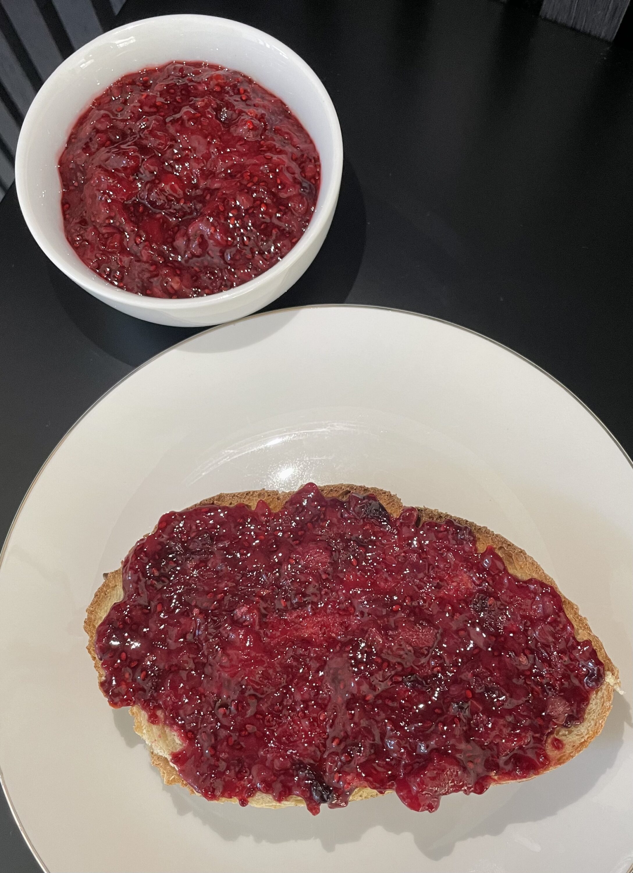 Mixed berry chia jam