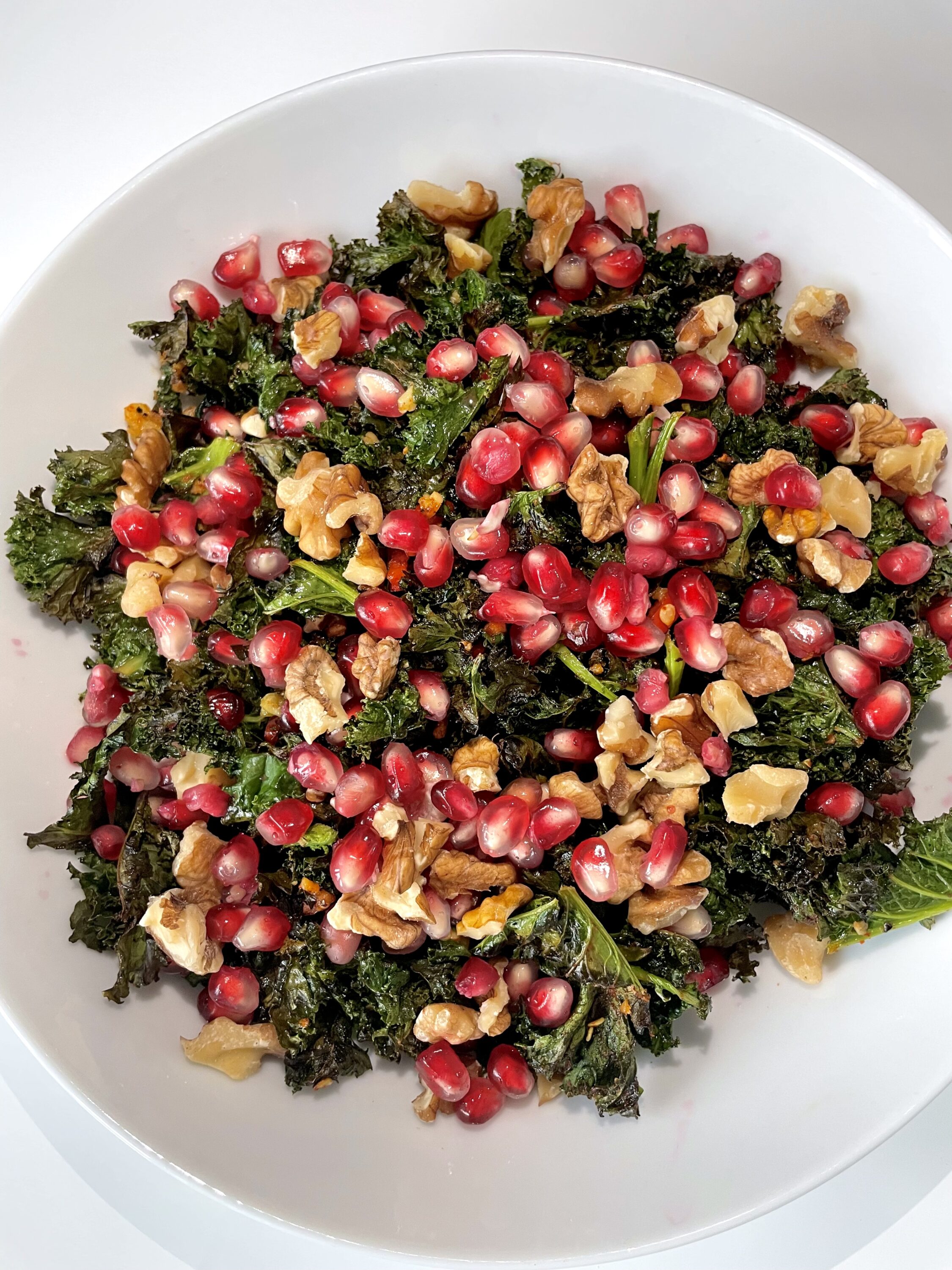 Crispy kale with a kick