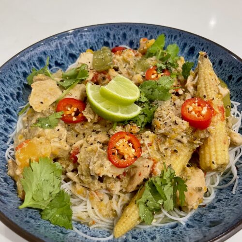 Slow Cooker Green Thai Chicken Curry