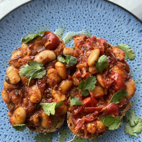 Spicy butter beans